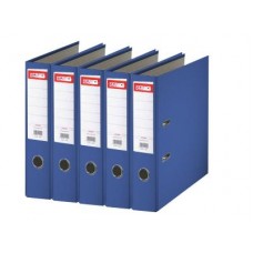 Biblioraft plastifiat ALPHALINE 7.5cm Bleumarin